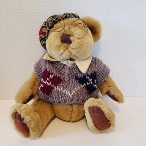 Vintage Brass Button Sherwood  1996 Plush Teddy Bear.